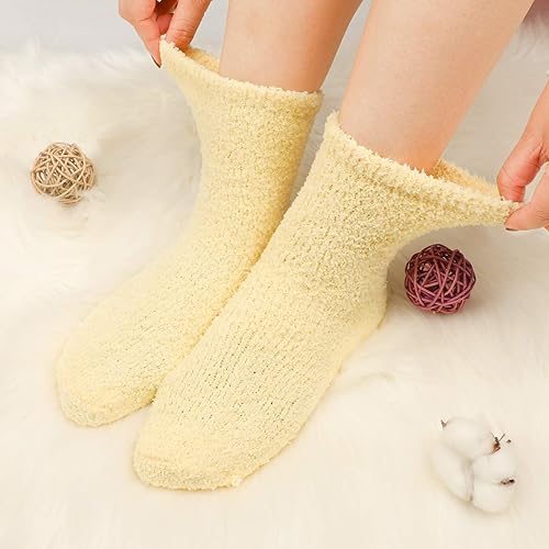 Softeez Fuzzy Nonslip Socks