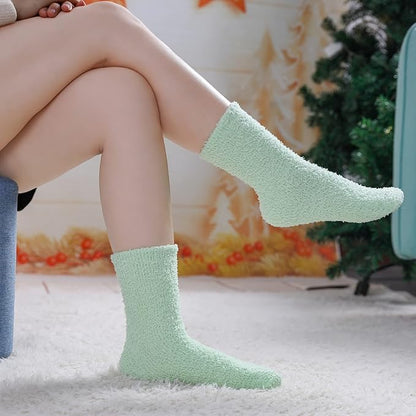 Softeez Fuzzy Nonslip Socks