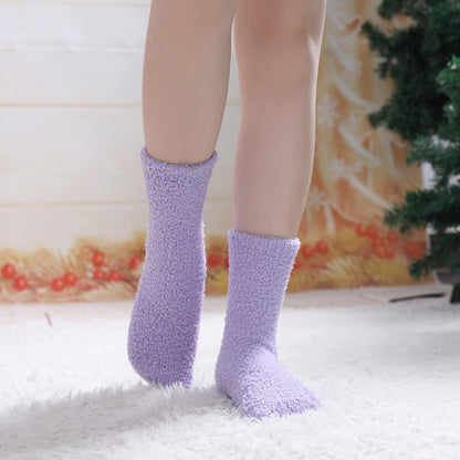 Softeez Fuzzy Nonslip Socks