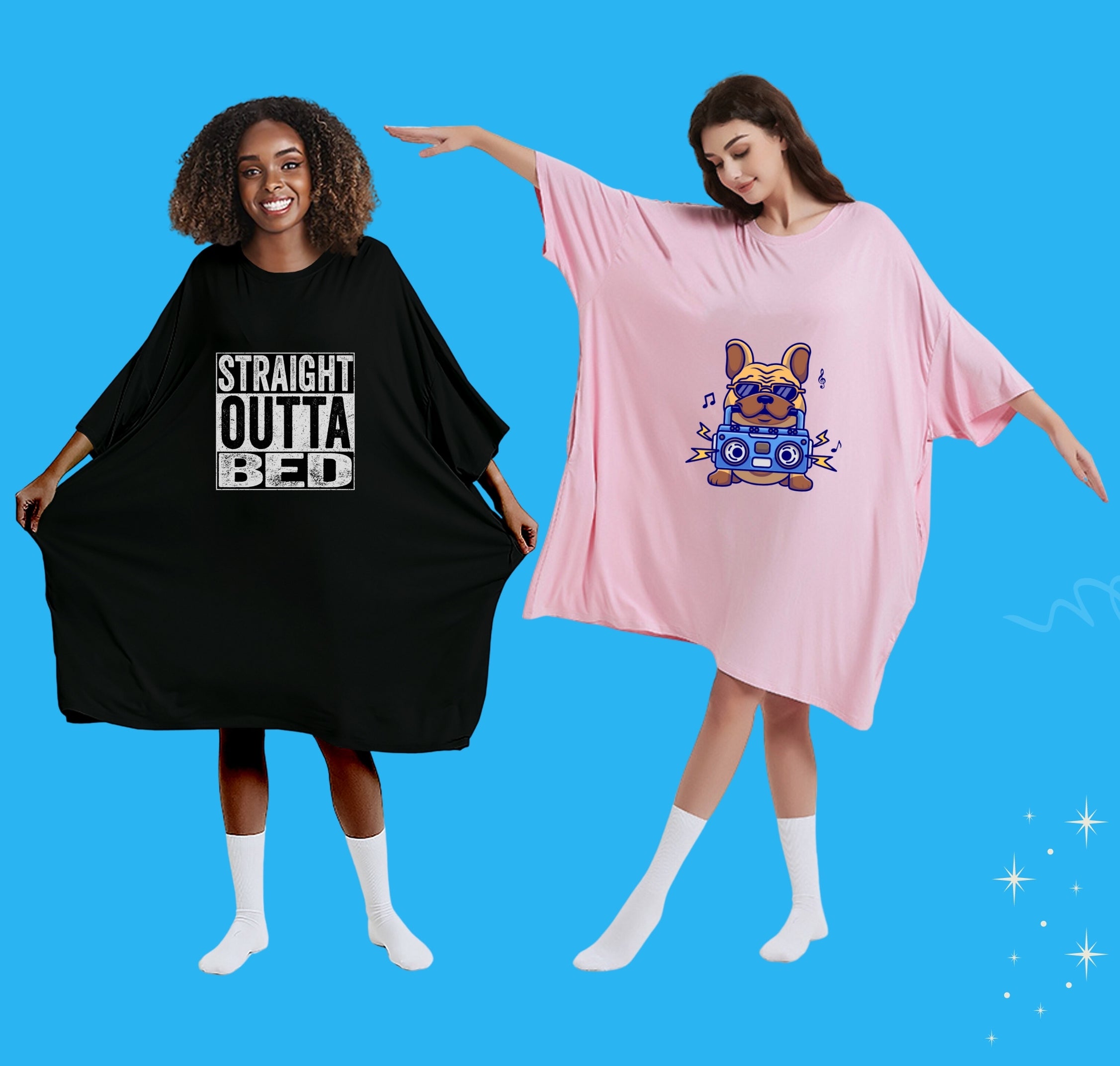 Softeez Oversized Sleep Tees Hoodies