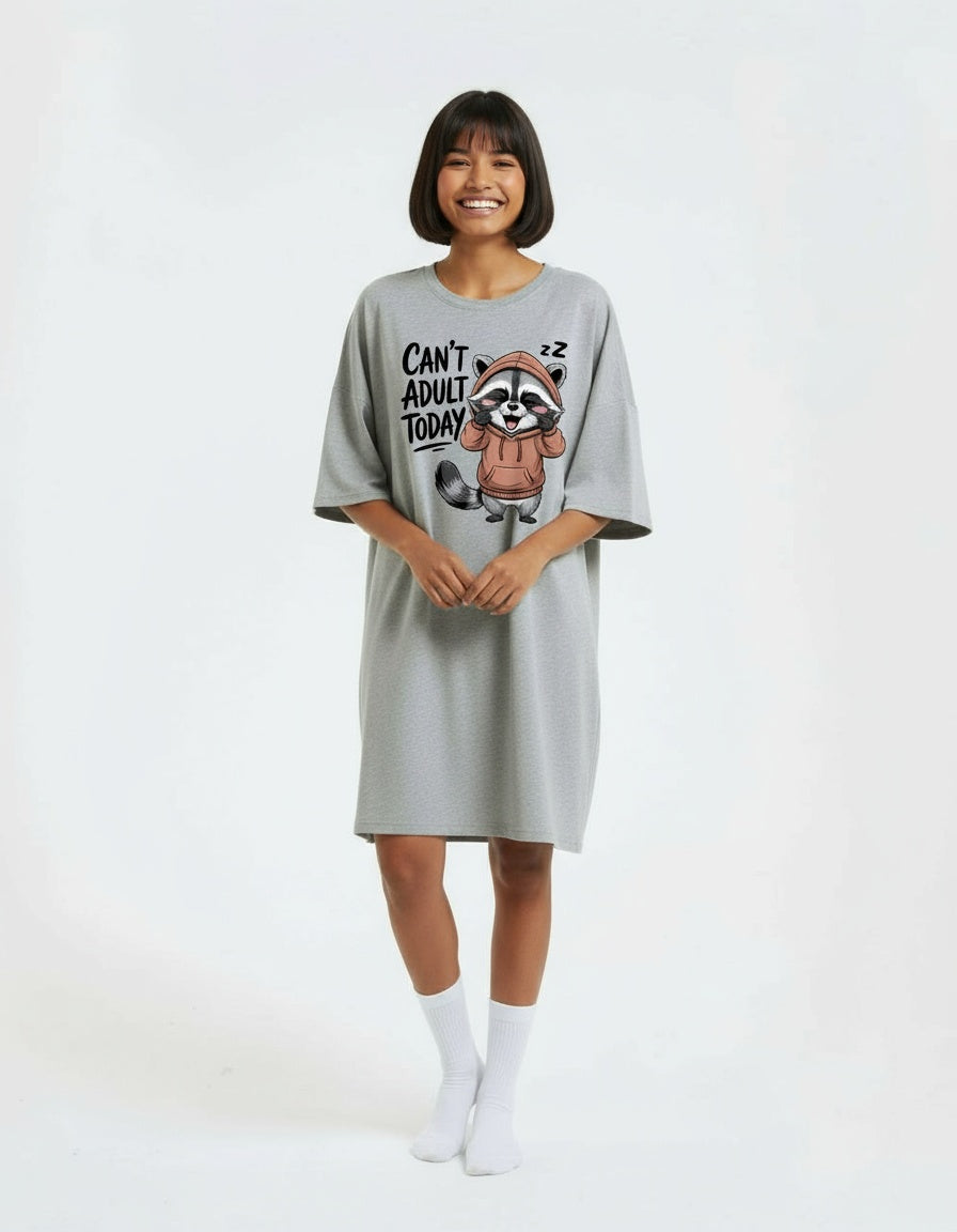 Can't Adult Today - Raccoon